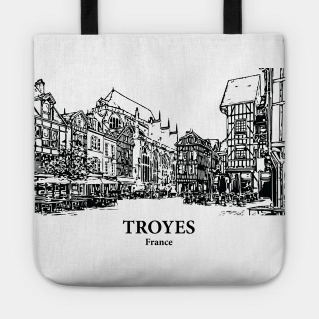 Troyes - France Tote by Lakeric