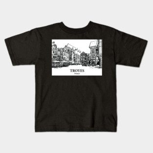Troyes - France Kids T-Shirt