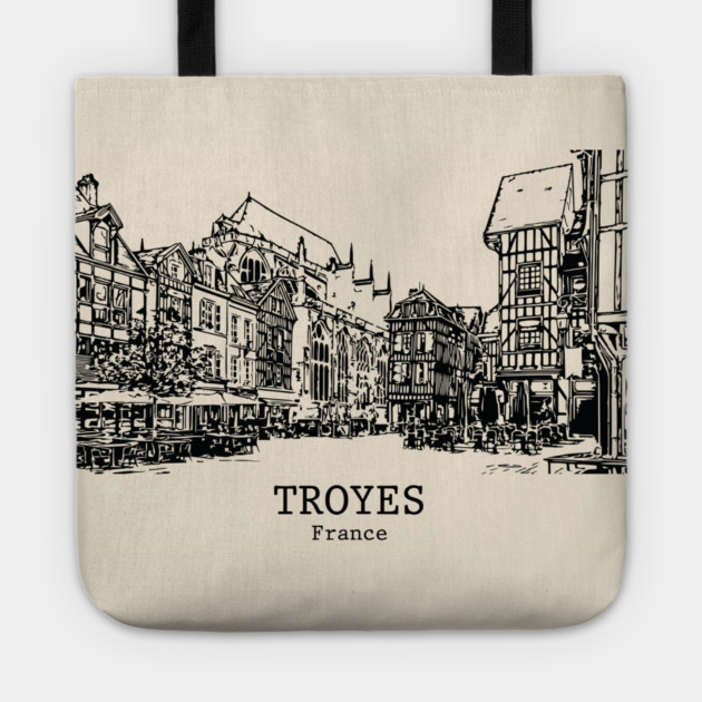 Troyes - France Tote by Lakeric