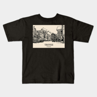 Troyes - France Kids T-Shirt