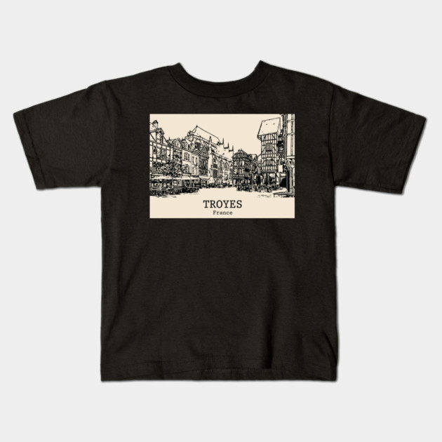 Troyes - France Kids T-Shirt by Lakeric