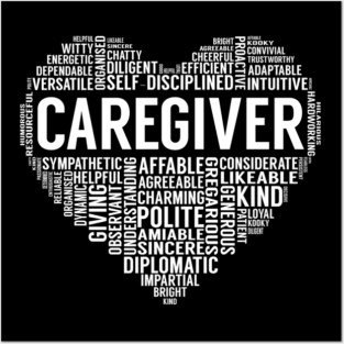 Caregiver Heart Posters and Art