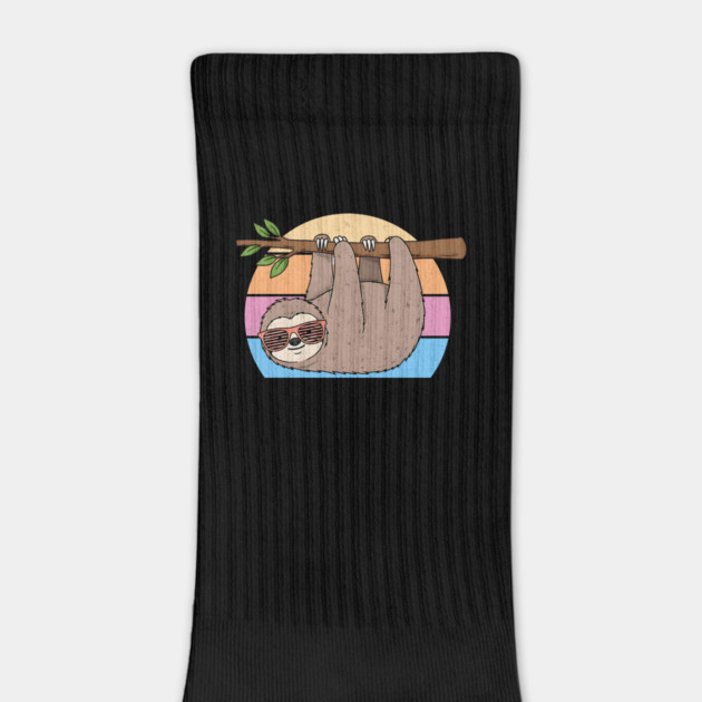 Retro Sloth Vibes by Designed By Marty