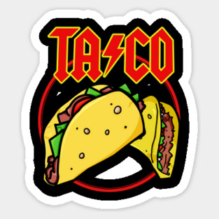 Taco AC⚡DC Sticker