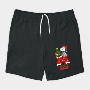 Snoopy and Woodstock Christmas Shorts
