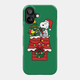 Snoopy and Woodstock Christmas Phone Case