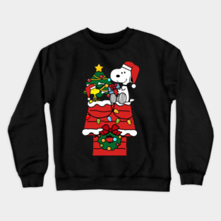 Snoopy and Woodstock Christmas Crewneck Sweatshirt
