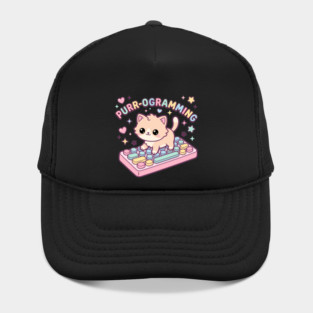 Purr-ogramming Cat Programmer Cute Kitten Hat