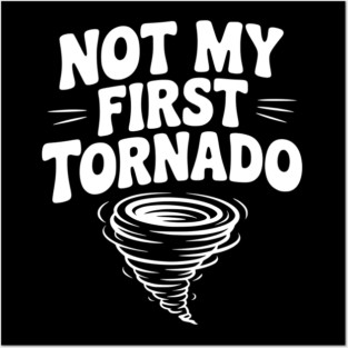 Not My First Tornado Posters and Art