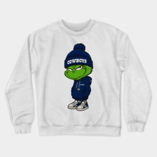 Grinch-Dallas-Cowboys Crewneck Sweatshirt
