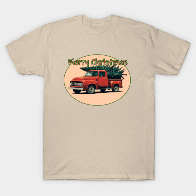 Christmas Truck T-Shirt by faithfamilyhomedesigns
