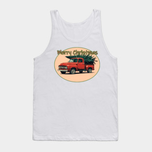 Christmas Truck Tank Top