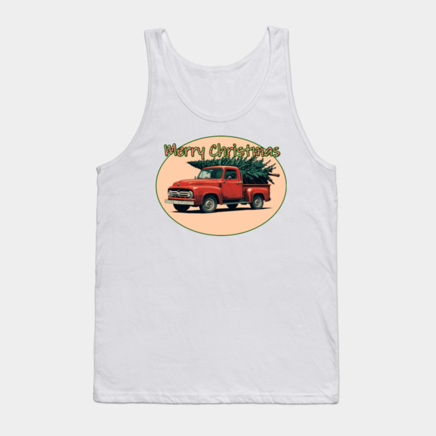 Christmas Truck Tank Top by faithfamilyhomedesigns
