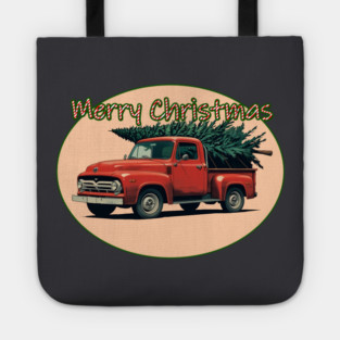 Christmas Truck Tote