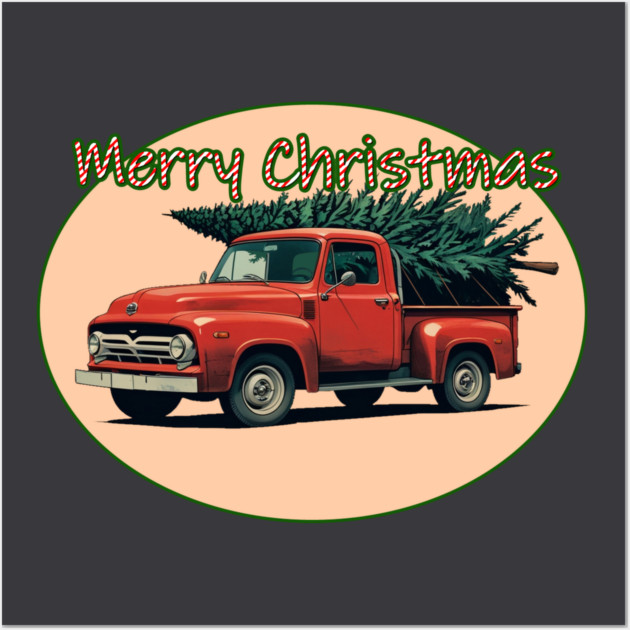 Christmas Truck Wall Art by faithfamilyhomedesigns