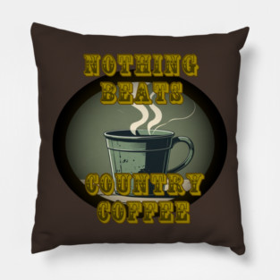Country Coffee Pillow