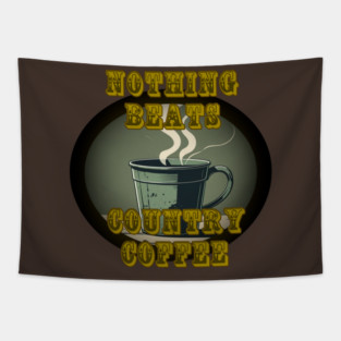 Country Coffee Tapestry