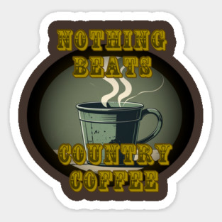 Country Coffee Magnet