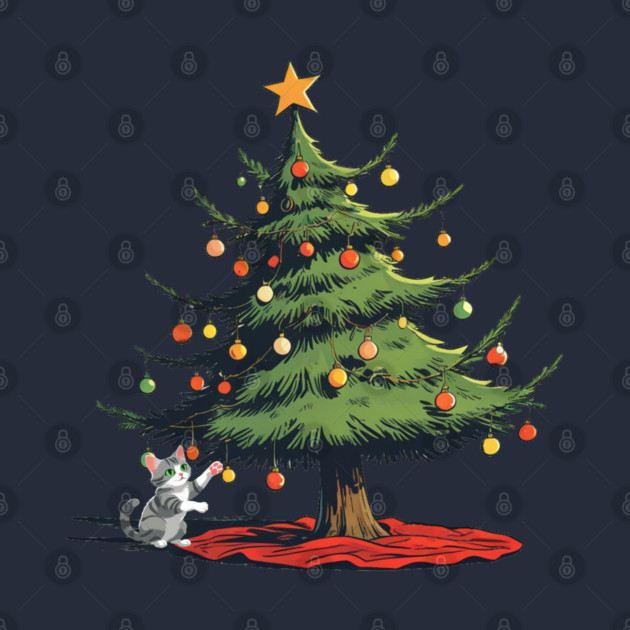 Christmas Cat by faithfamilyhomedesigns