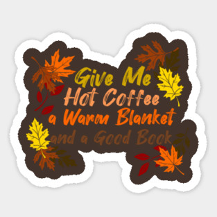 Coffee, Blanket, & Book Magnet