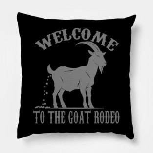 Goat Rodeo Pillow