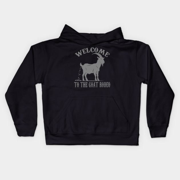 Goat Rodeo Kids Hoodie by faithfamilyhomedesigns