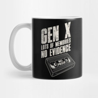 Vintage Gen X – No Proof VHS Tape Mug