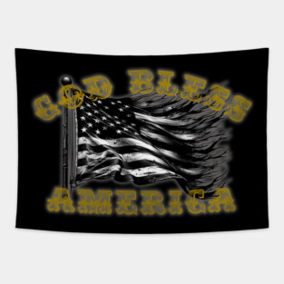 God Bless America Tapestry