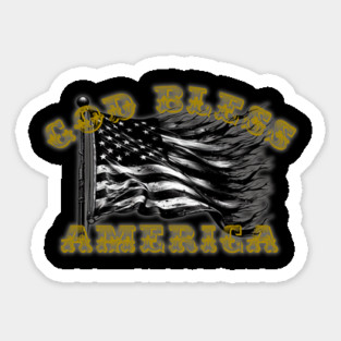 God Bless America Sticker