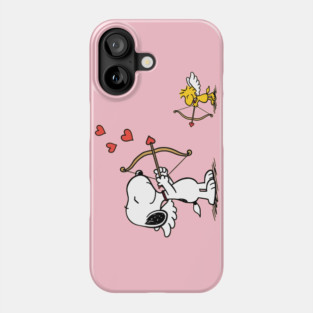 Snoopy Cupid with Woodstock Phone Case
