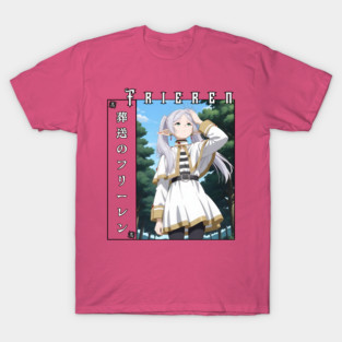 Anime Elf Sorceress – Fantasy Magic Girl Illustration T-Shirt