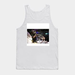 magnum tyrannosaurus Rex in ecopop museum fossil photograph wallpaper Tank Top