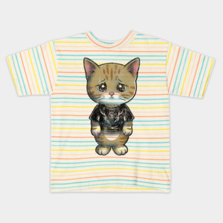 Funny Cat Meme Kids T-Shirt