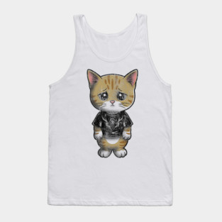 Funny Cat Meme Tank Top