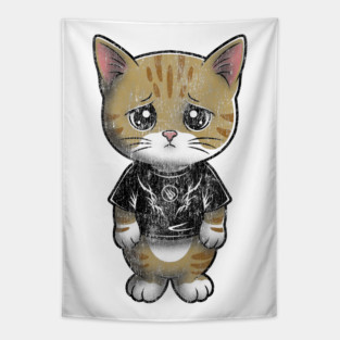 Funny Cat Meme Tapestry