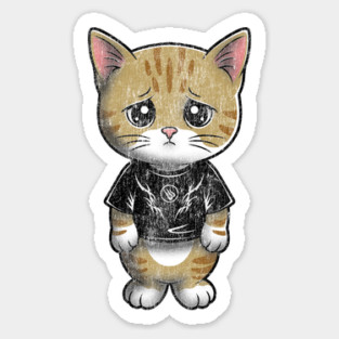 Funny Cat Meme Sticker