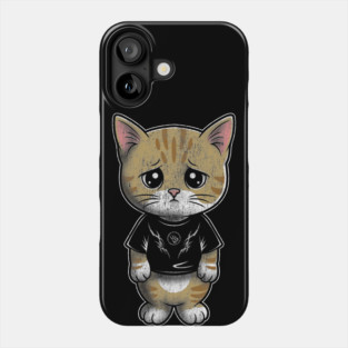 Sad Silly Kitten Phone Case
