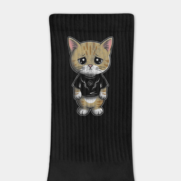 Sad Silly Kitten by Wrongteeshirt