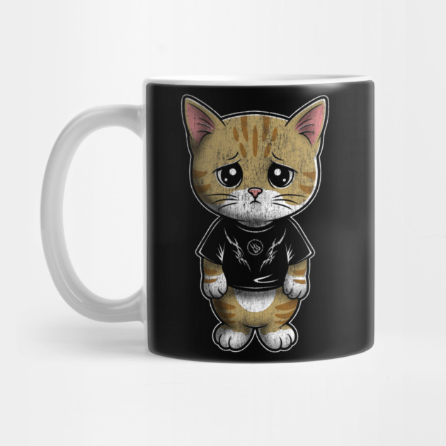 Sad Silly Kitten by Wrongteeshirt
