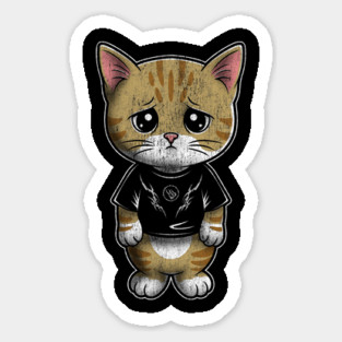Sad Silly Kitten Magnet