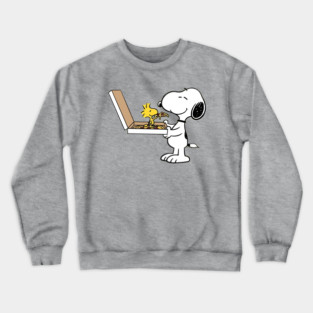 Snoopy Pizza Crewneck Sweatshirt