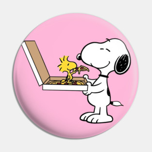 Snoopy Pizza Pin