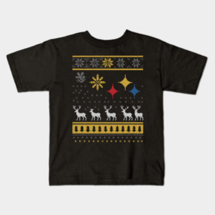 pittsburgh-steelers christmas Kids T-Shirt