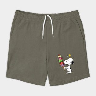 Snoopy and Woodstock - Ice Cream Shorts