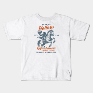 Sleepy Hollow Refreshments Liberty Square Orlando Florida Theme Park Kids T-Shirt