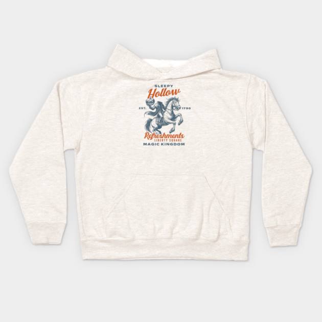 Sleepy Hollow Refreshments Liberty Square Orlando Florida Theme Park Kids Hoodie by Joaddo