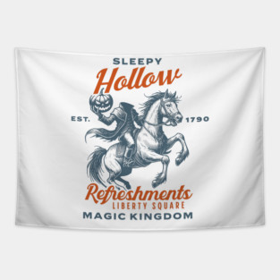 Sleepy Hollow Refreshments Liberty Square Orlando Florida Theme Park Tapestry