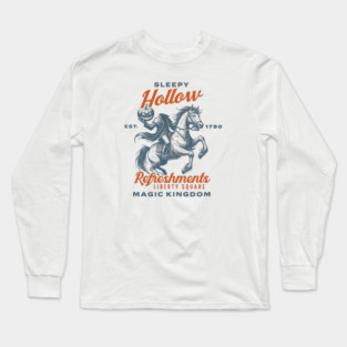 Sleepy Hollow Refreshments Liberty Square Orlando Florida Theme Park Long Sleeve T-Shirt