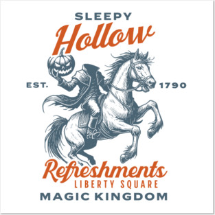 Sleepy Hollow Refreshments Liberty Square Orlando Florida Theme Park Posters and Art