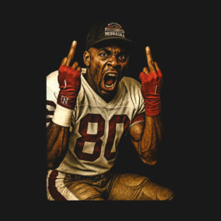 49ers Jerry Rice Angry Flipping the Bird #2 T-Shirt
